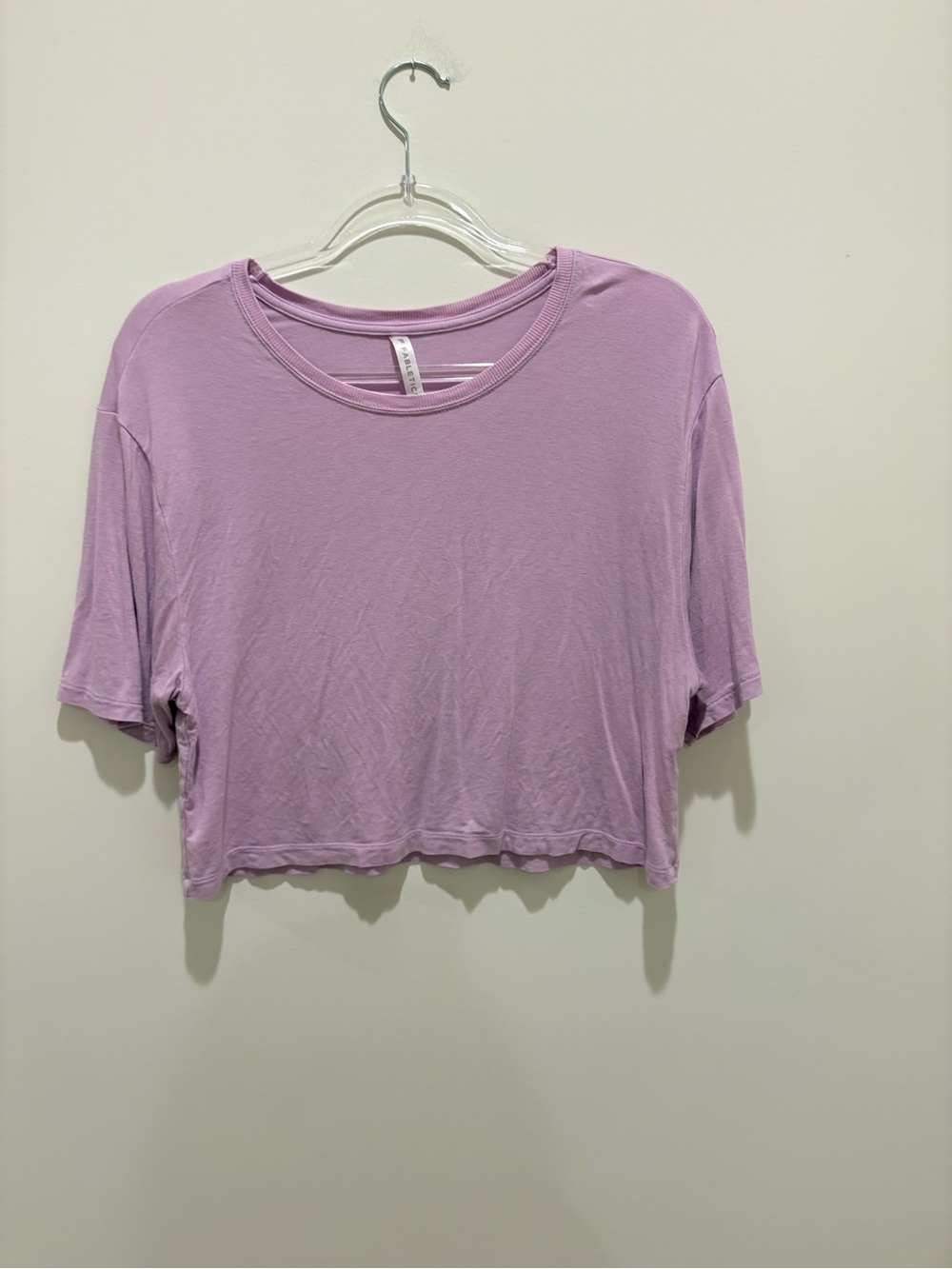Fabletics Lilac Cropped Tee